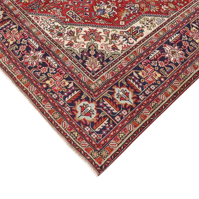 Täbriz Teppich 245x340cm - Perserteppich - rot