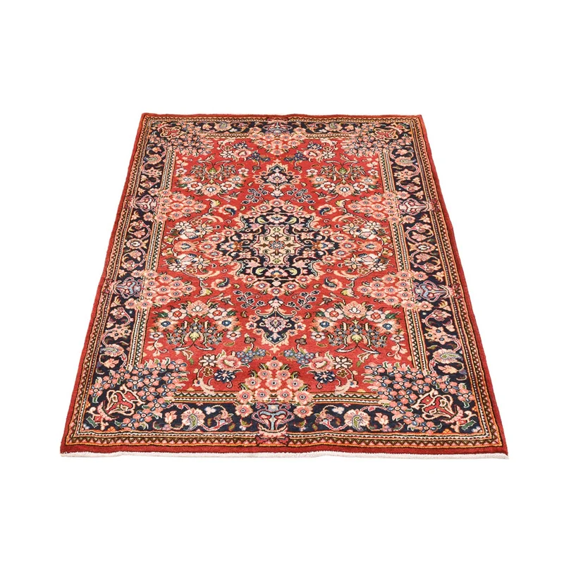 Keshan Teppich 102x146cm - Perserteppich - rot