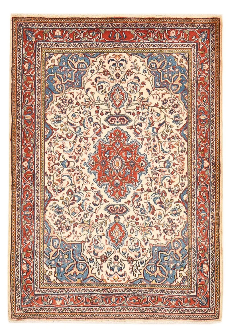 Sarough Teppich 106x152cm - Perserteppich - beige