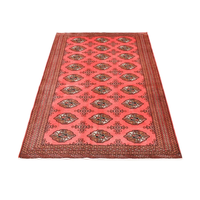 Hamadan Teppich 131x195cm - Perserteppich - rot