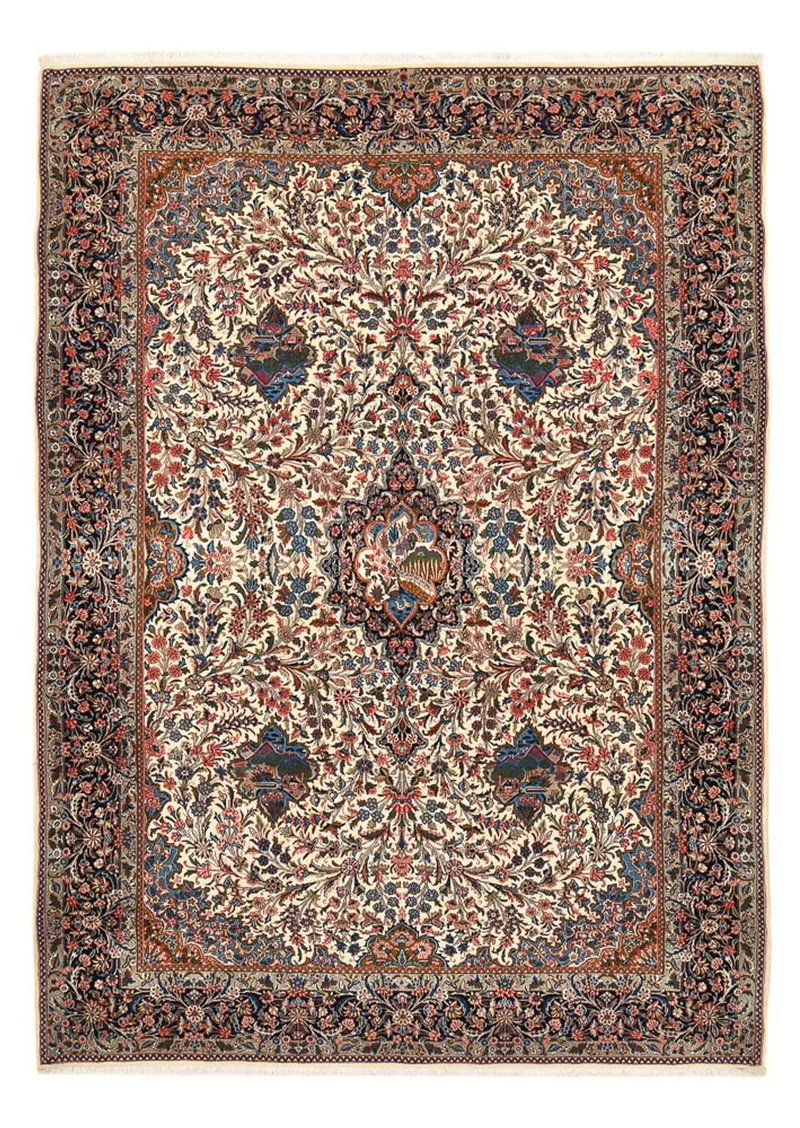 Rafsanjan Teppich 221x305cm - Perserteppich - mehrfarbig