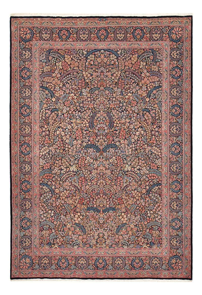 Rafsanjan Teppich 220x313cm - Perserteppich - dunkelrot