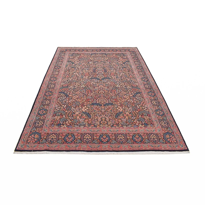 Rafsanjan Teppich 220x313cm - Perserteppich - dunkelrot