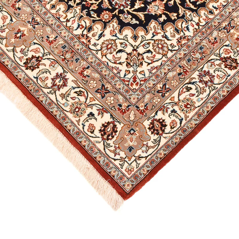 Ilam Teppich 103x154cm - Perserteppich - dunkelblau