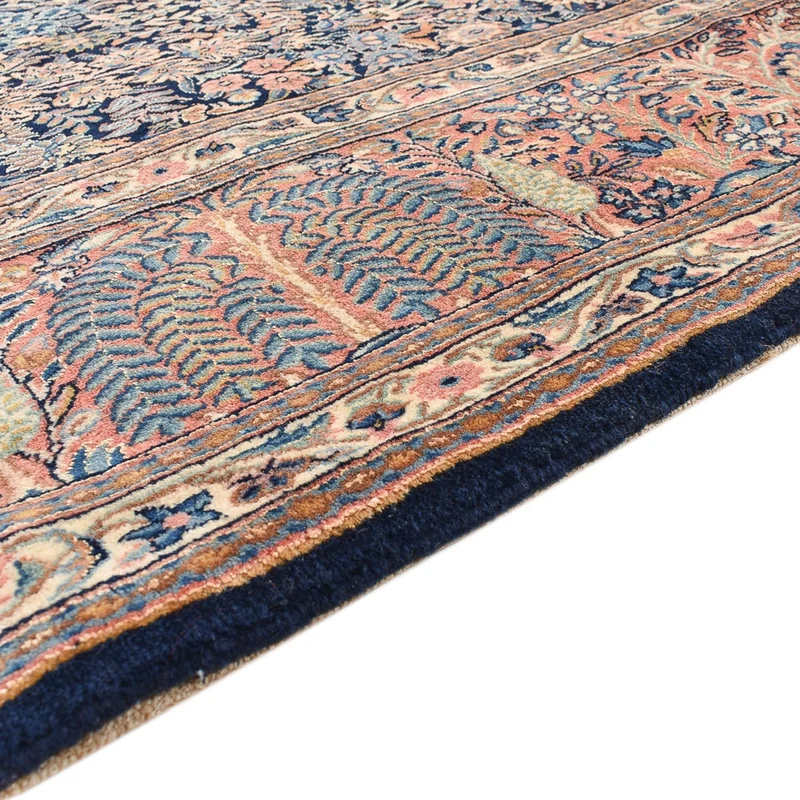 Rafsanjan Teppich 200x290cm - Perserteppich - dunkelblau