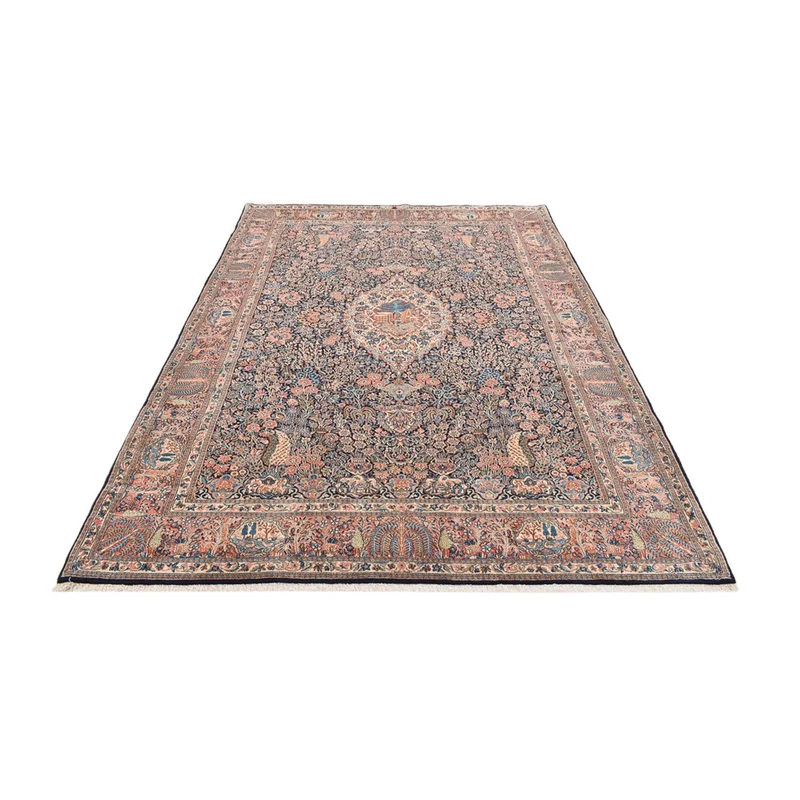 Rafsanjan Teppich 200x290cm - Perserteppich - dunkelblau