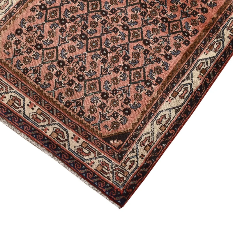 Hamadan Teppich 85x295cm - Perserteppich - dunkelbeige