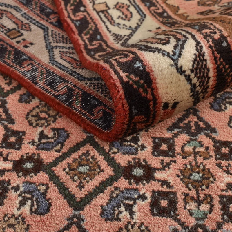 Hamadan Teppich 85x295cm - Perserteppich - dunkelbeige