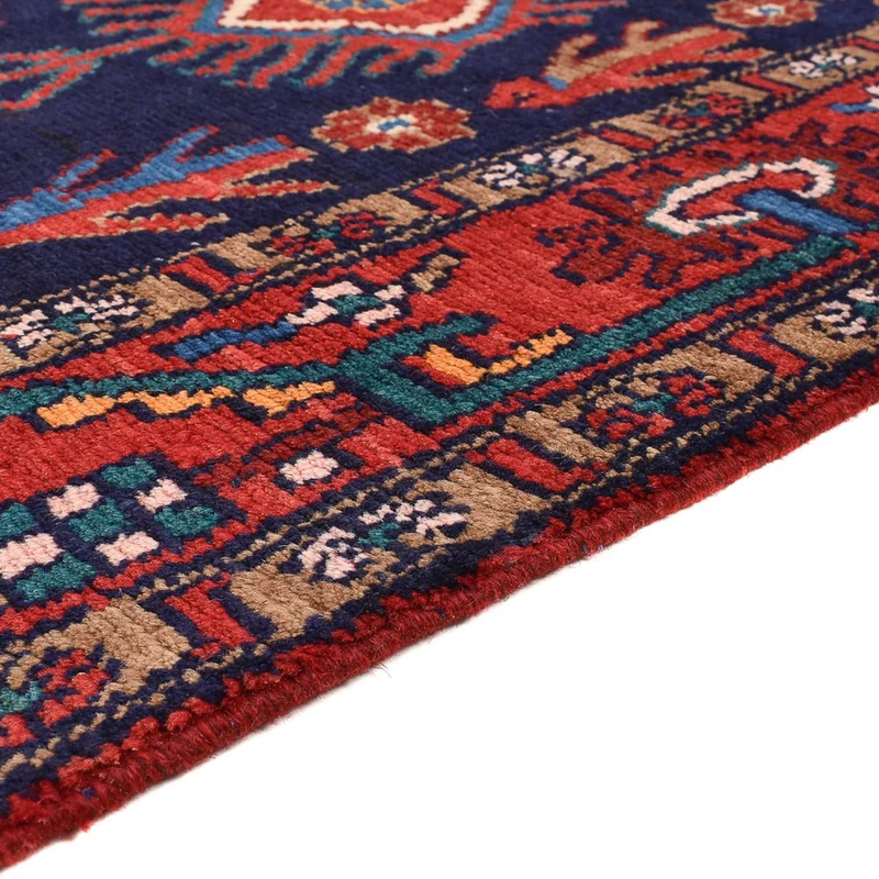 Perserteppich - Nomadic - 142 x 250 cm - dunkelblau