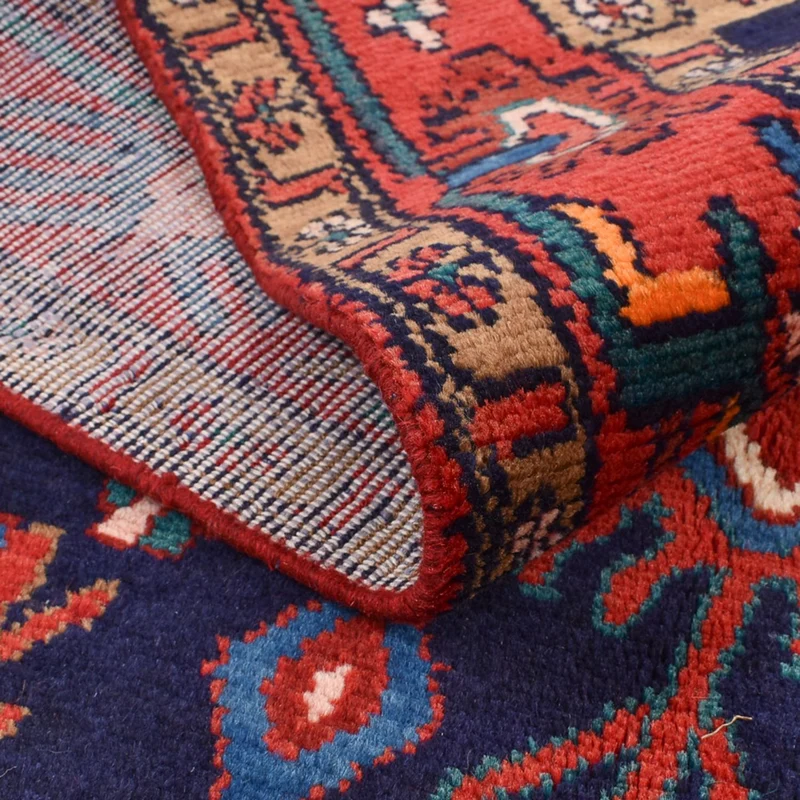 Perserteppich - Nomadic - 142 x 250 cm - dunkelblau