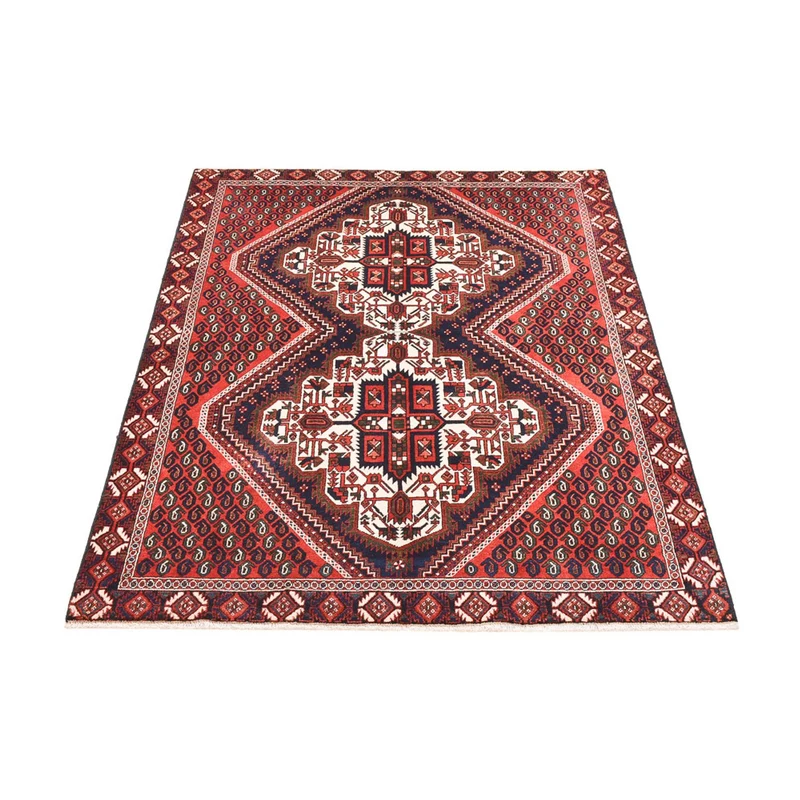 Sharbabak Teppich 126x174cm - Perserteppich - rost