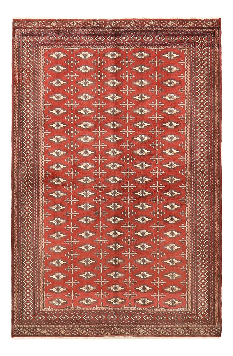 Turkaman Teppich 130x190cm - Orientteppich - rot