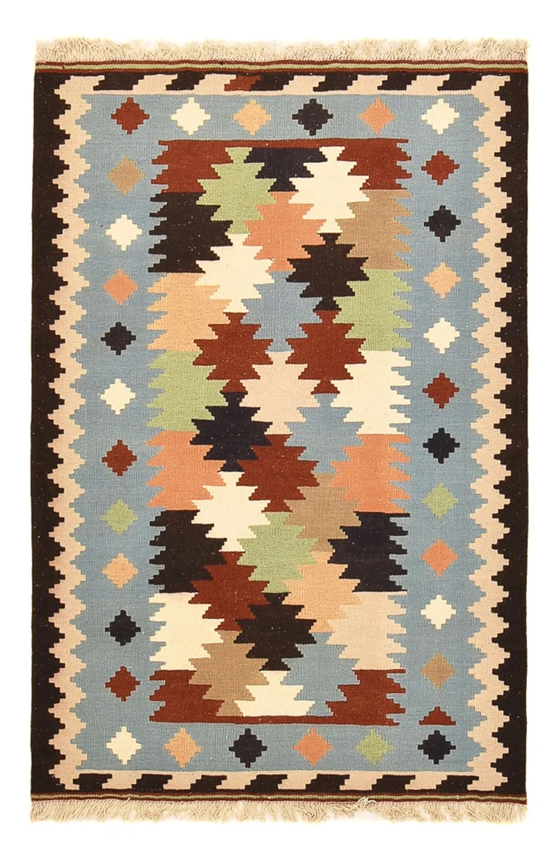 Kelim Fars Teppich 97x147cm - mehrfarbig