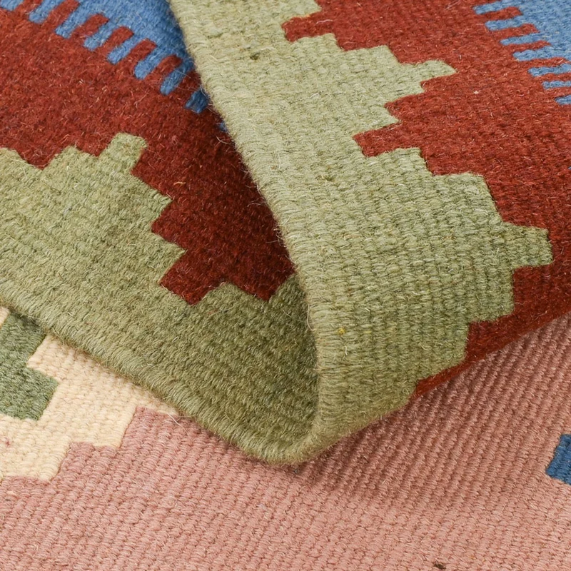 Kelim Fars Teppich 103x140cm - mehrfarbig