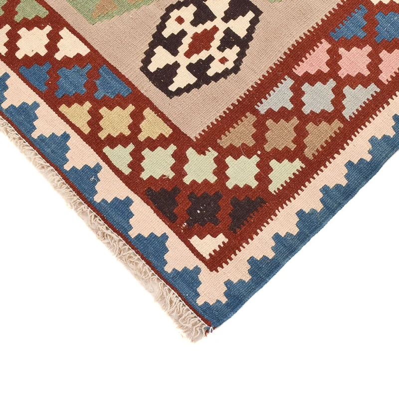 Kelim Fars Teppich 103x146cm - mehrfarbig