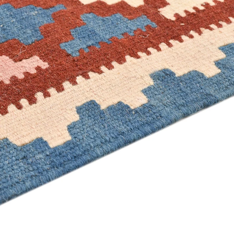 Kelim Fars Teppich 103x146cm - mehrfarbig