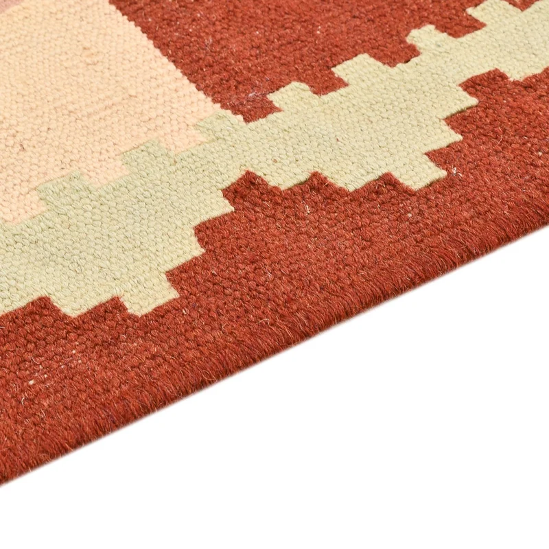 Kelim Fars Teppich 100x147cm - mehrfarbig