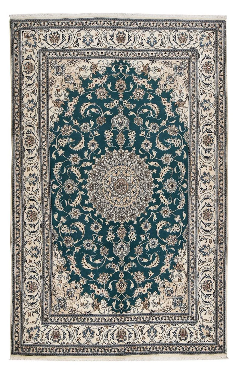 Nain - 12La Teppich 194x305cm - Perserteppich - grün