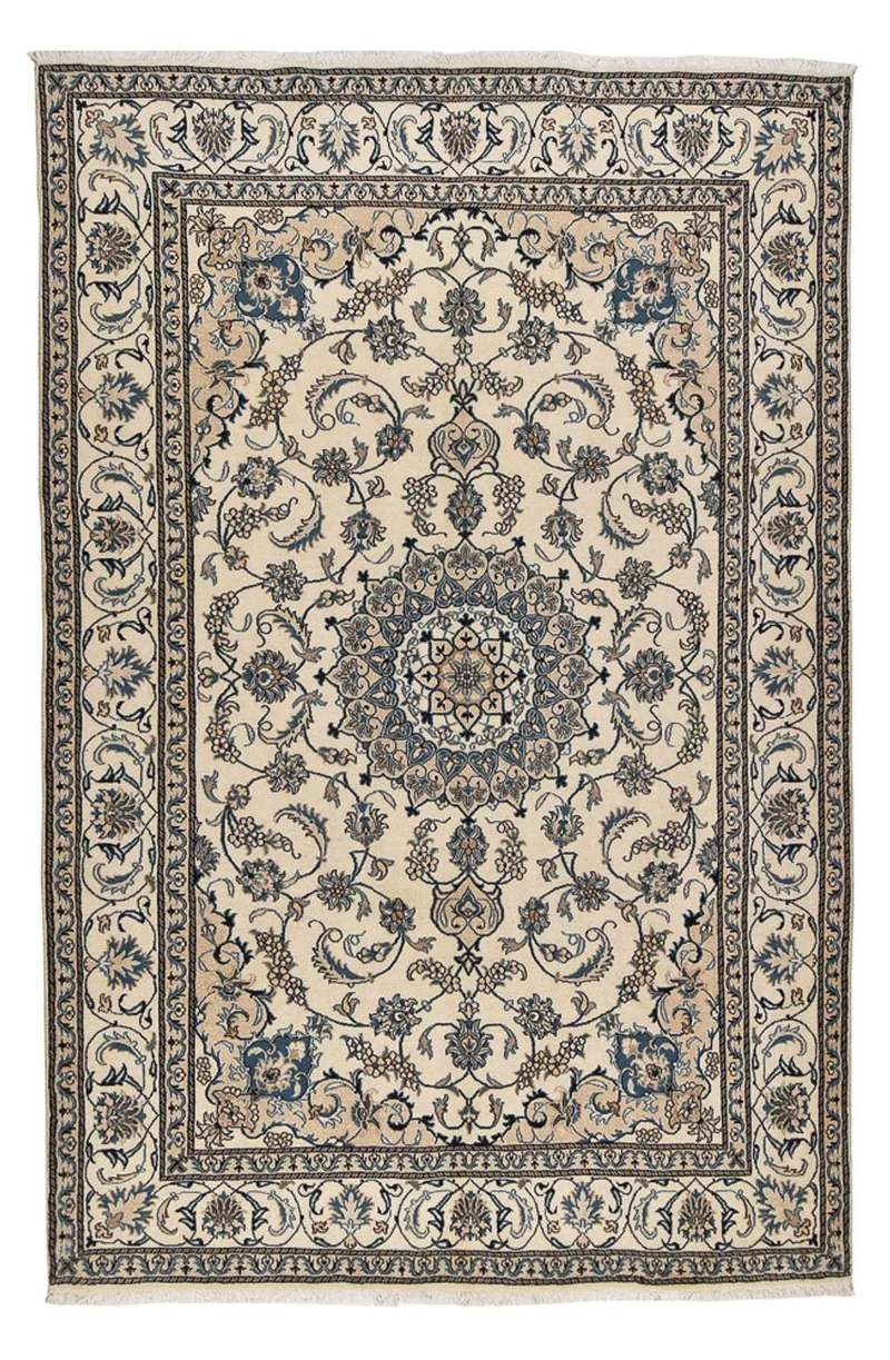 Nain - 12La Teppich 195x295cm - Perserteppich - beige