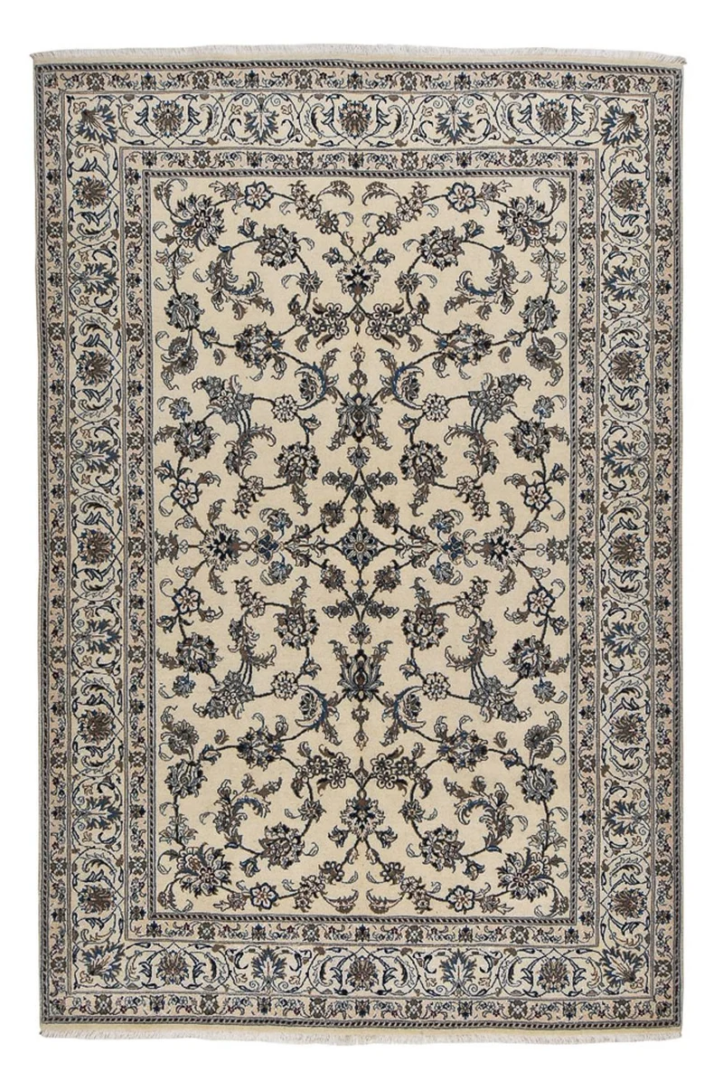 Nain - 12La Teppich 195x300cm - Perserteppich - beige