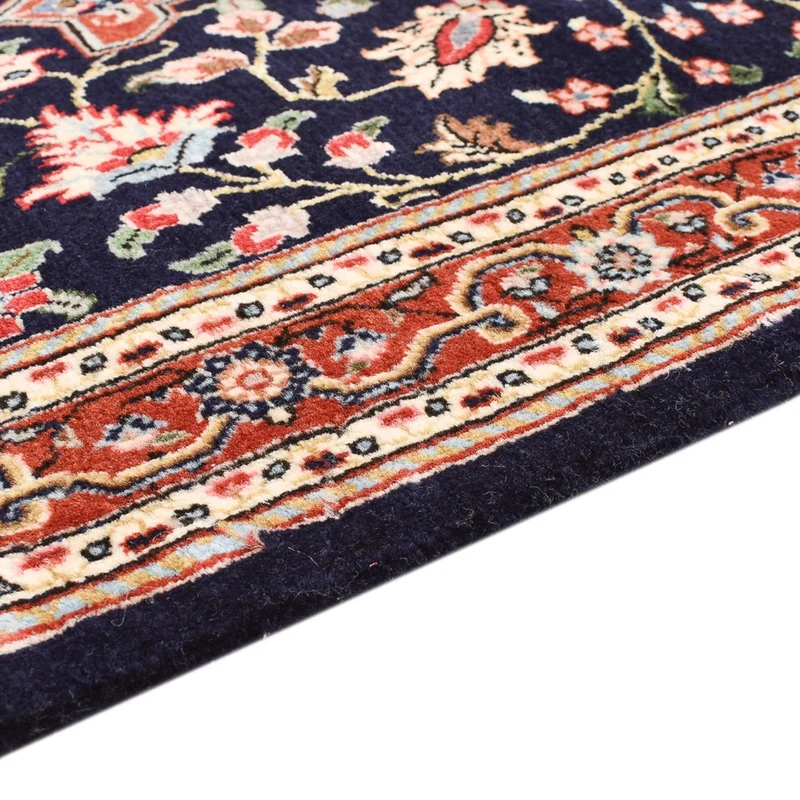 Läufer Perser - Ghom - Royal - 60 x 202 cm - dunkelblau