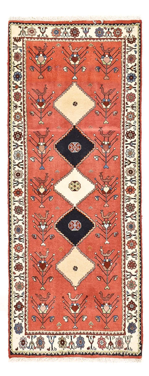 Kaschkuli Teppich 65x162cm - Perserteppich - hellrot