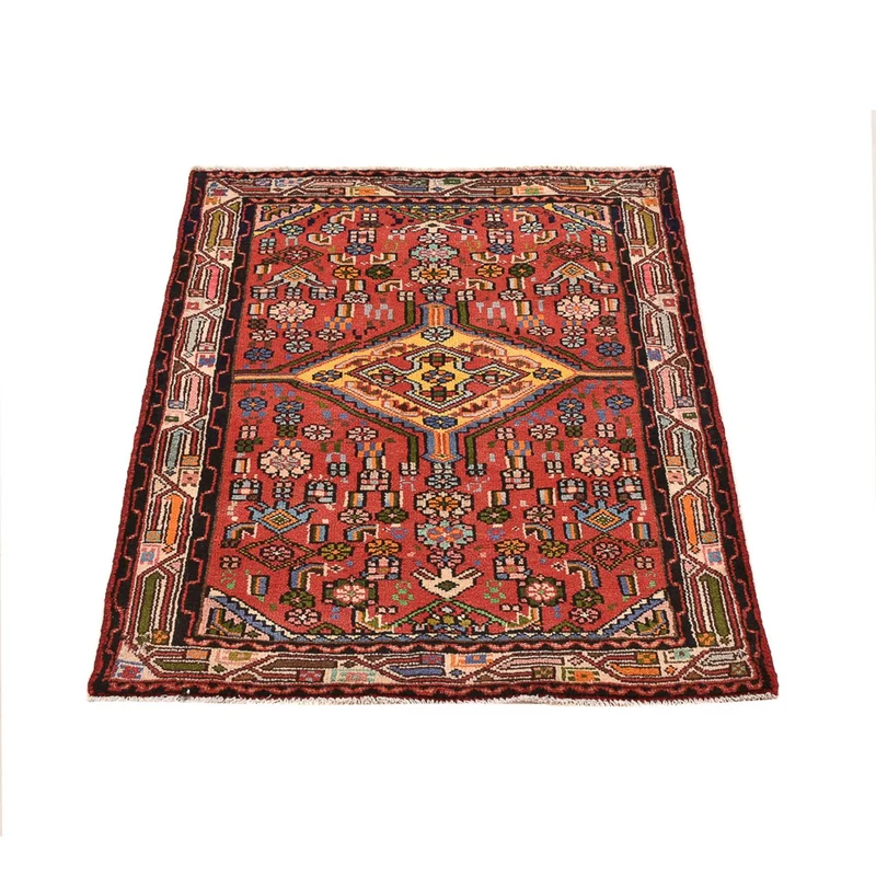 Perserteppich - Nomadic - 80 x 105 cm - rot