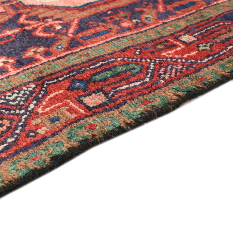 Hamadan Teppich 81x128cm - Perserteppich - hellrot