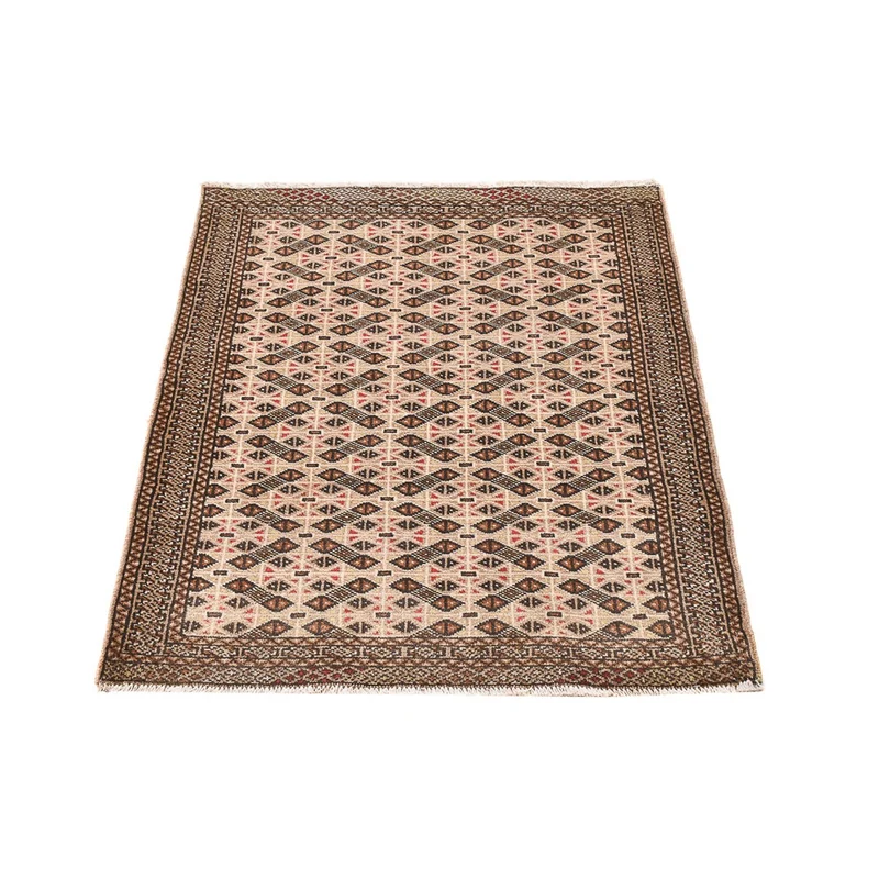 Turkaman Teppich 84x117cm - Orientteppich - sand