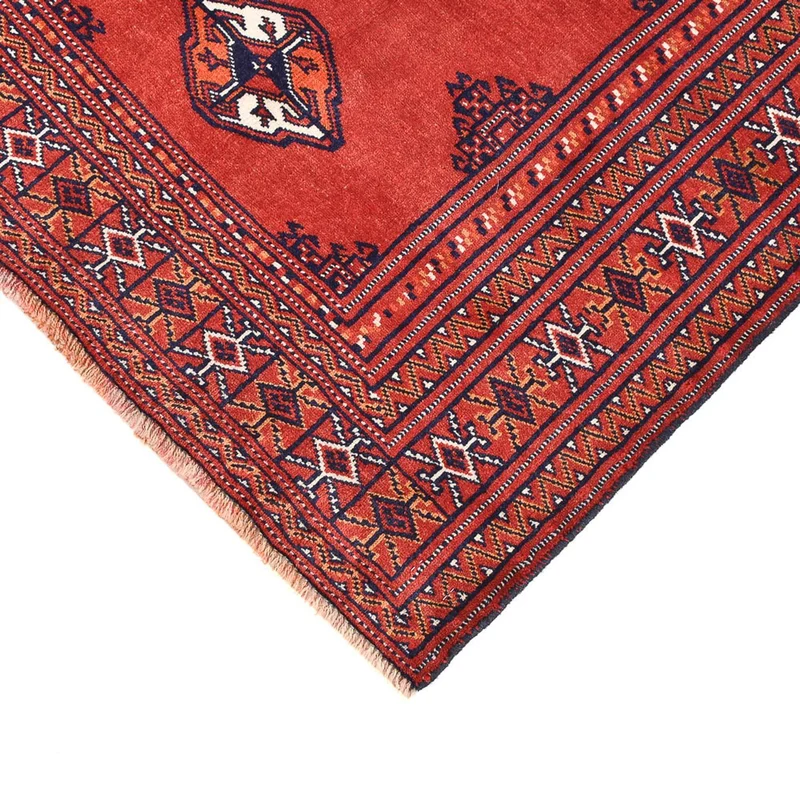 Turkaman Teppich - 88 x 109 cm - rot