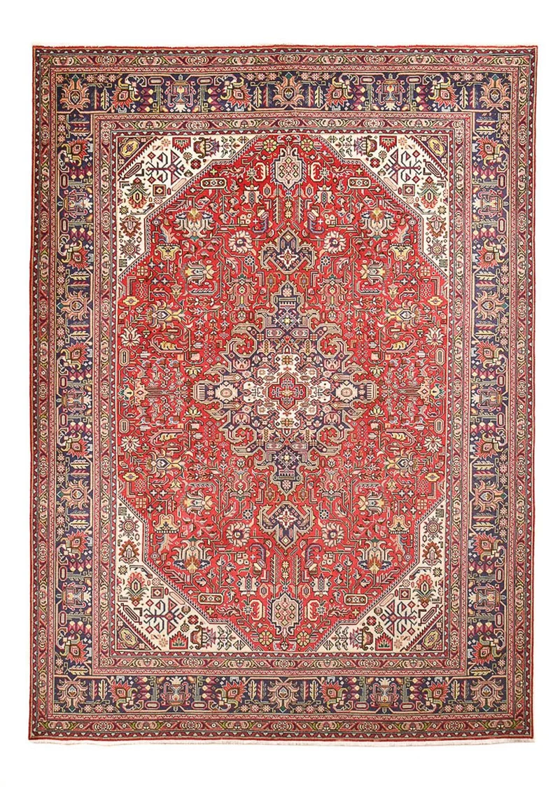 Täbriz Teppich 244x339cm - Perserteppich - rot