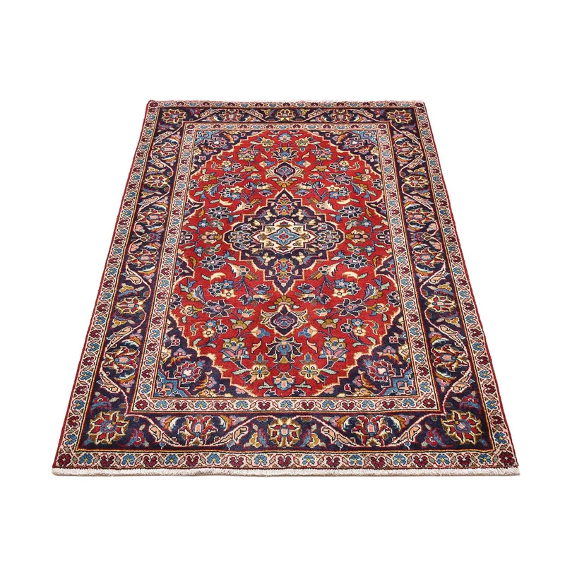Keshan Teppich 100x150cm - Perserteppich - rot