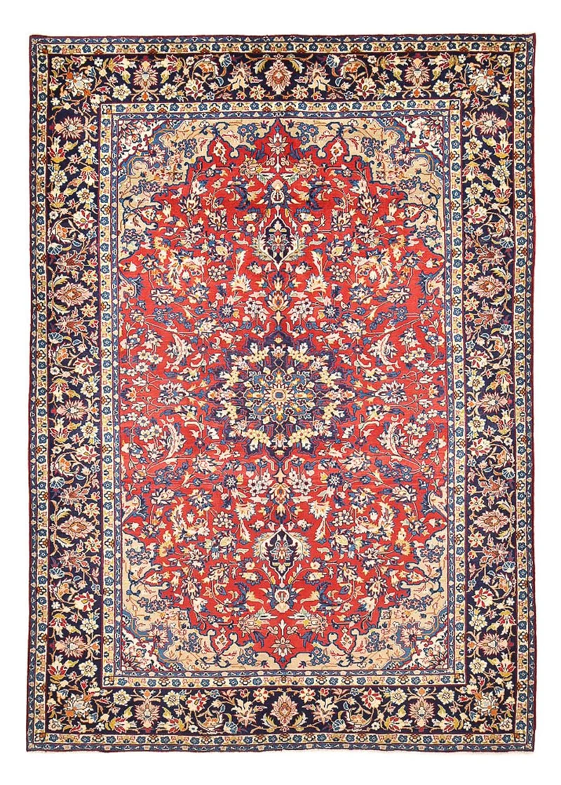 Najafabad Teppich 245x343cm - Perserteppich - rot