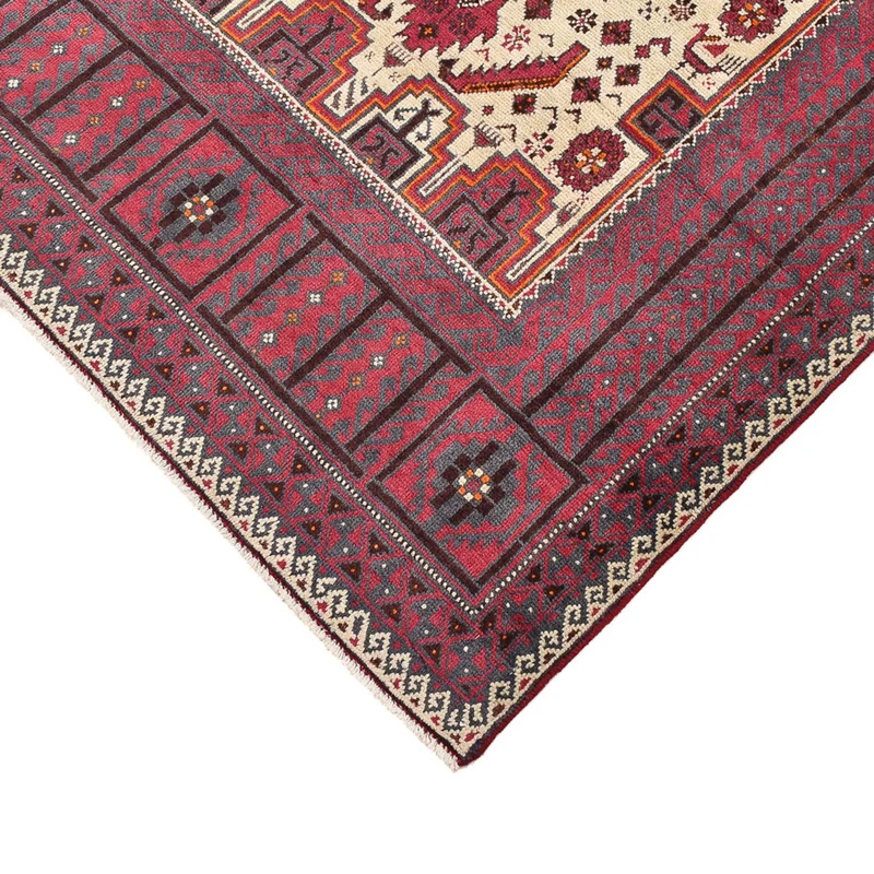 Belutsch Teppich 102x198cm - Orientteppich - lila