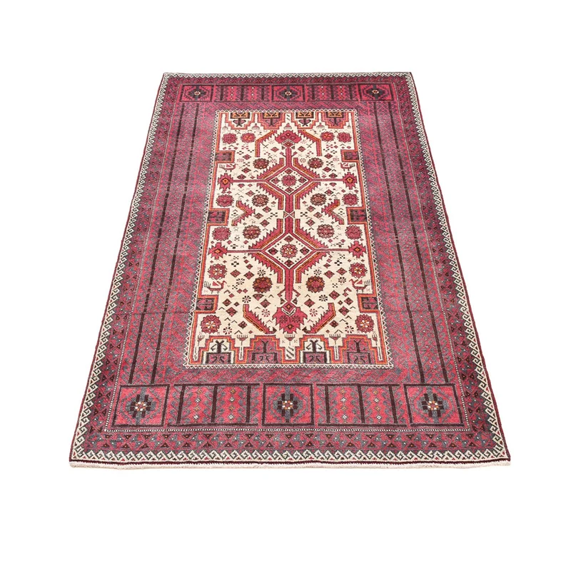 Belutsch Teppich 102x198cm - Orientteppich - lila