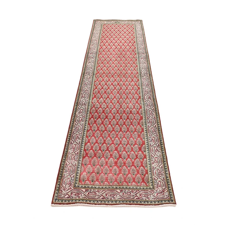 Läufer Perser - Täbriz - 83 x 340 cm - rot