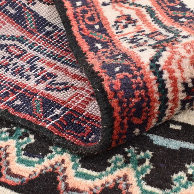 Hamadan Teppich 101x118cm - Perserteppich - mehrfarbig
