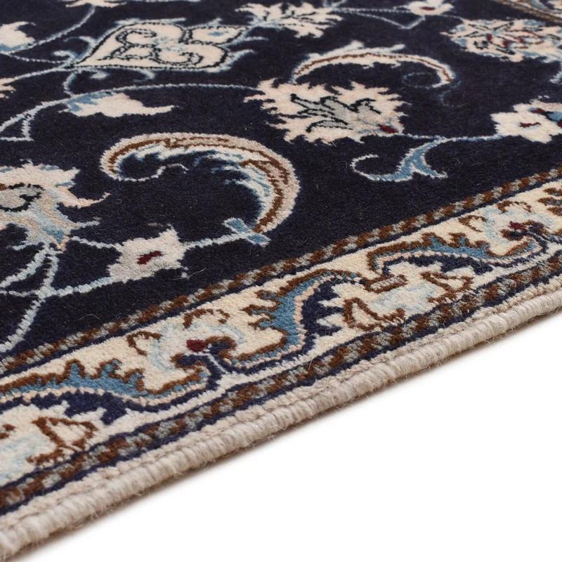 Nain - 12La Teppich 66x138cm - Perserteppich - dunkelblau