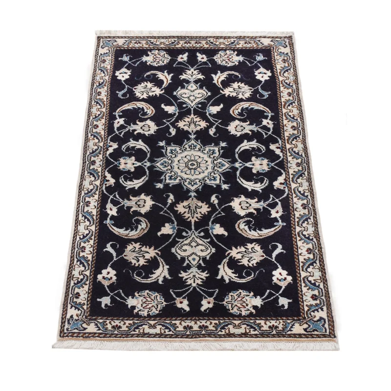 Nain - 12La Teppich 66x138cm - Perserteppich - dunkelblau