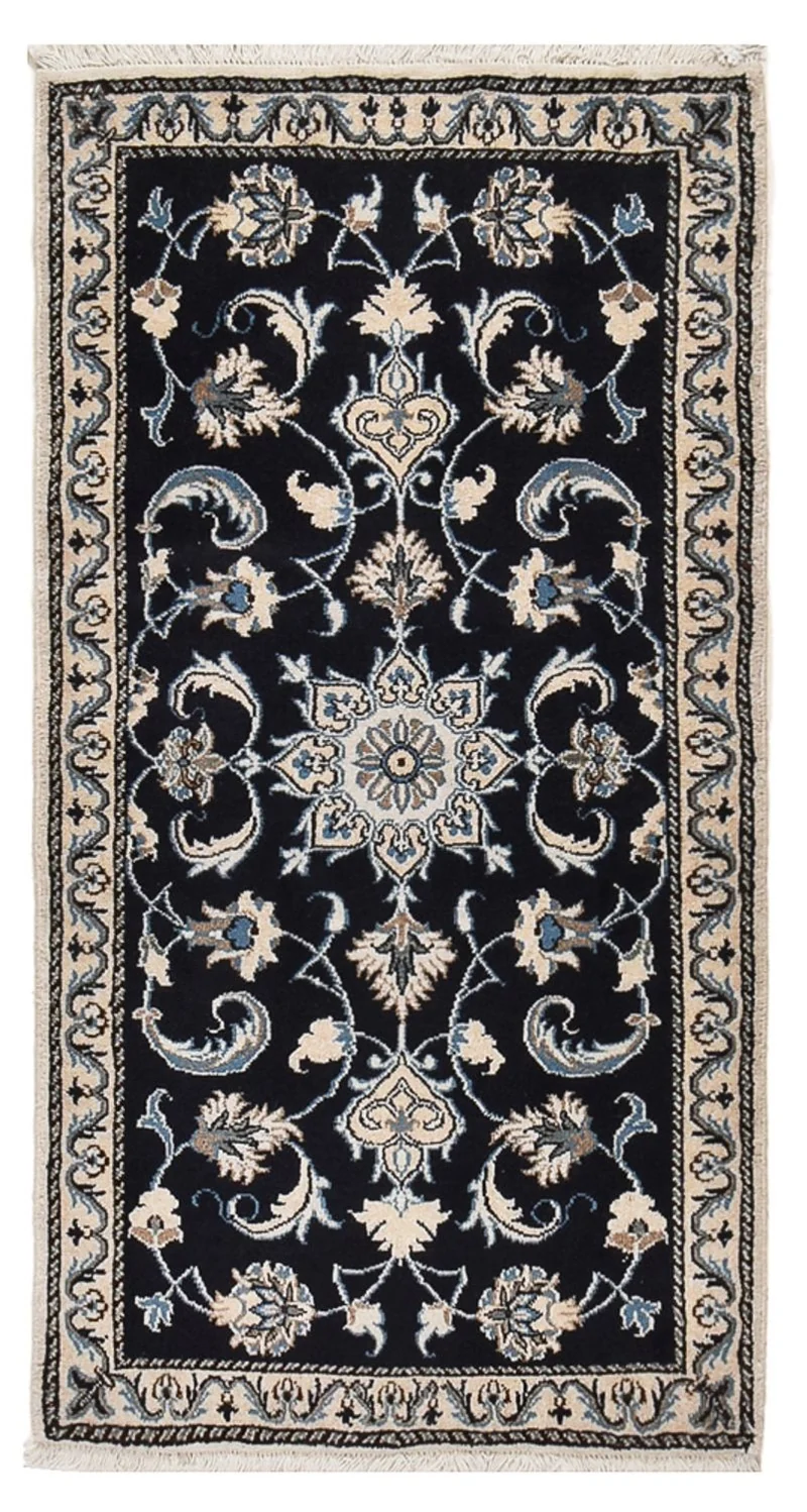 Nain - 12La Teppich 72x132cm - Perserteppich - dunkelblau