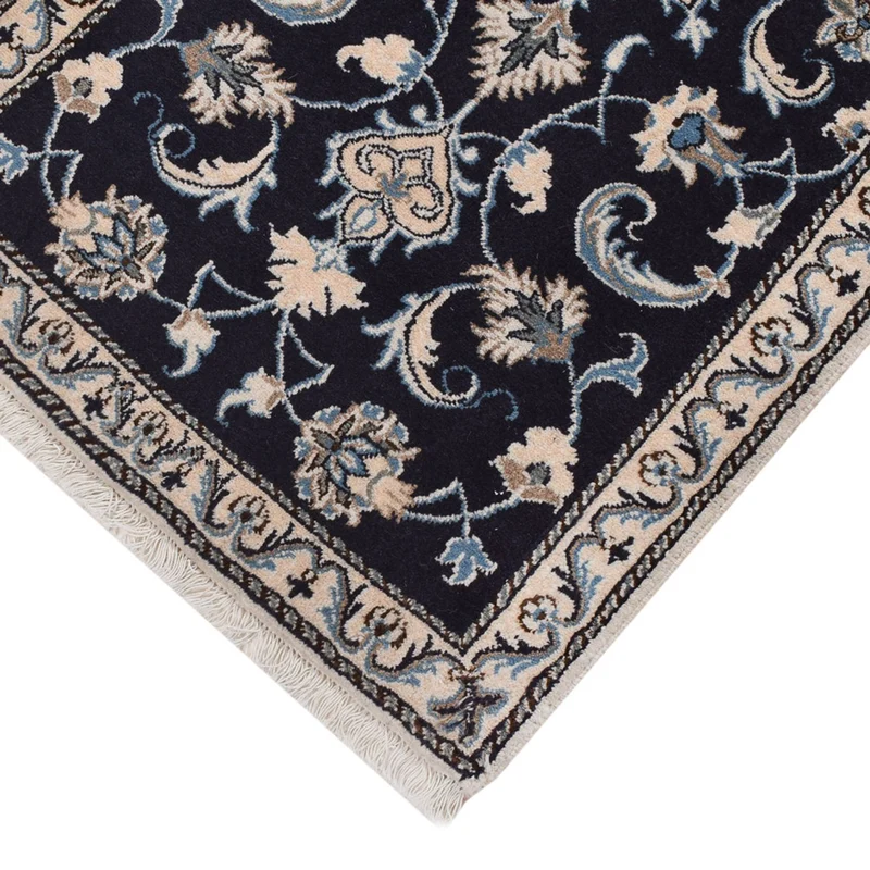 Nain - 12La Teppich 72x132cm - Perserteppich - dunkelblau