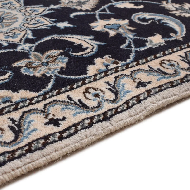 Nain - 12La Teppich 72x132cm - Perserteppich - dunkelblau