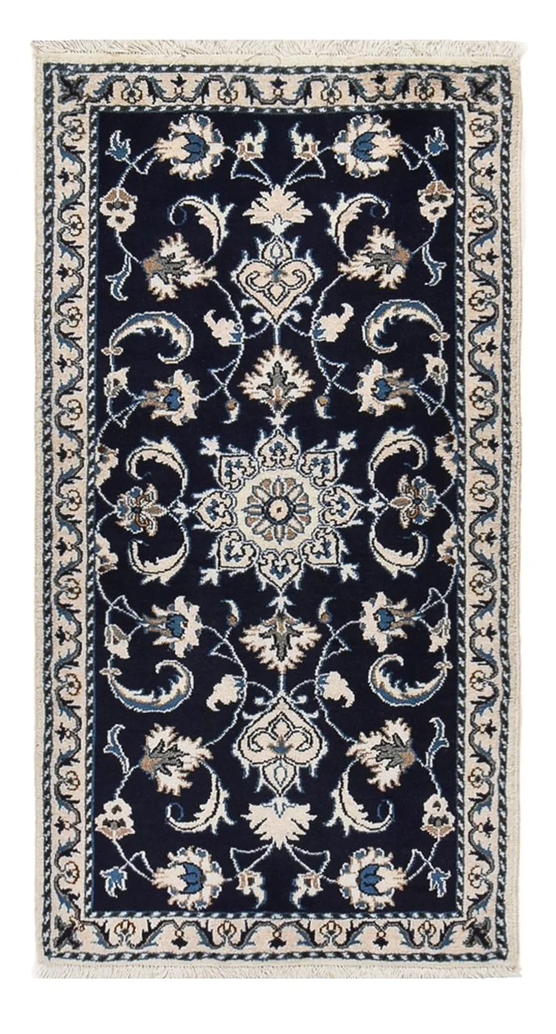 Nain - 12La Teppich 70x133cm - Perserteppich - dunkelblau