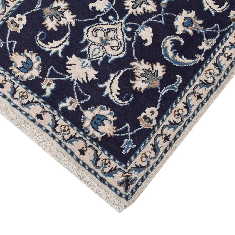 Nain - 12La Teppich 70x133cm - Perserteppich - dunkelblau