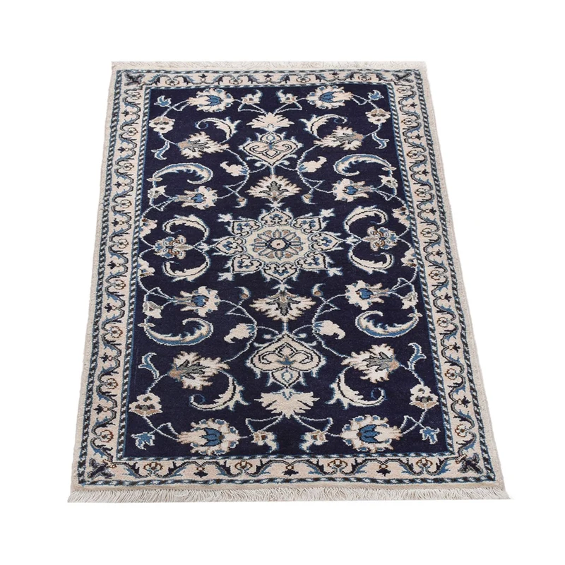 Nain - 12La Teppich 70x133cm - Perserteppich - dunkelblau