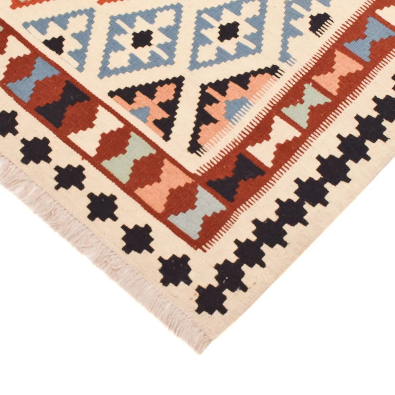 Kelim Fars Teppich 105x164cm - mehrfarbig