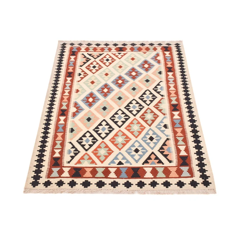 Kelim Fars Teppich 105x164cm - mehrfarbig