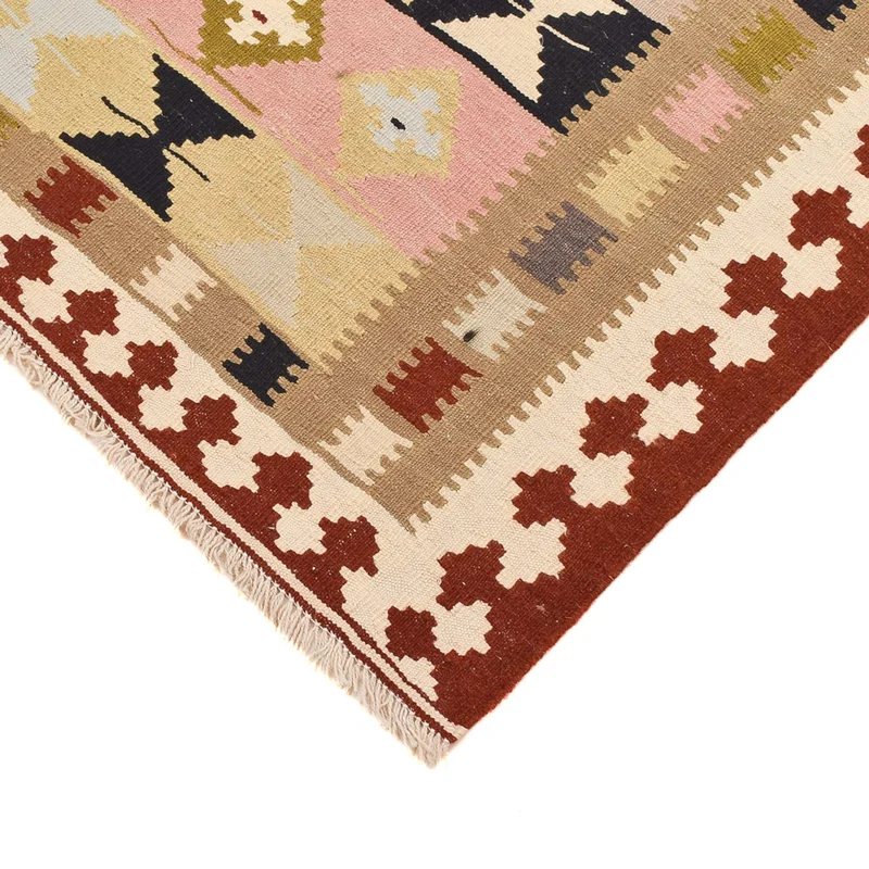 Kelim Fars Teppich 102x150cm - mehrfarbig