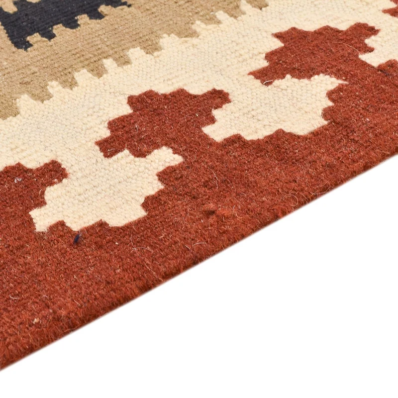 Kelim Fars Teppich 102x150cm - mehrfarbig