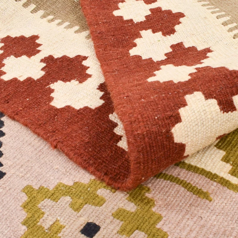 Kelim Fars Teppich 102x150cm - mehrfarbig